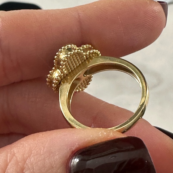 Van Cleef & Arpels Vintage Alhambra Ring Onyx - Picture 7 of 9